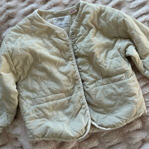 Zara Kids cream quilted  Jacket
